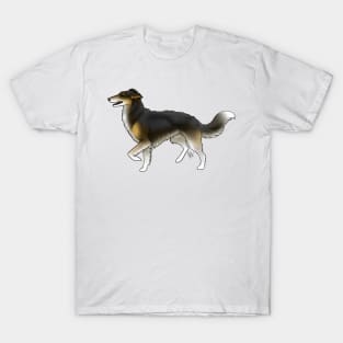 Dog - Silken Windhound - Black and Tan T-Shirt